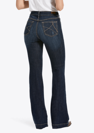Ariat Womens High Rise Ella Slim Trouser Jeans